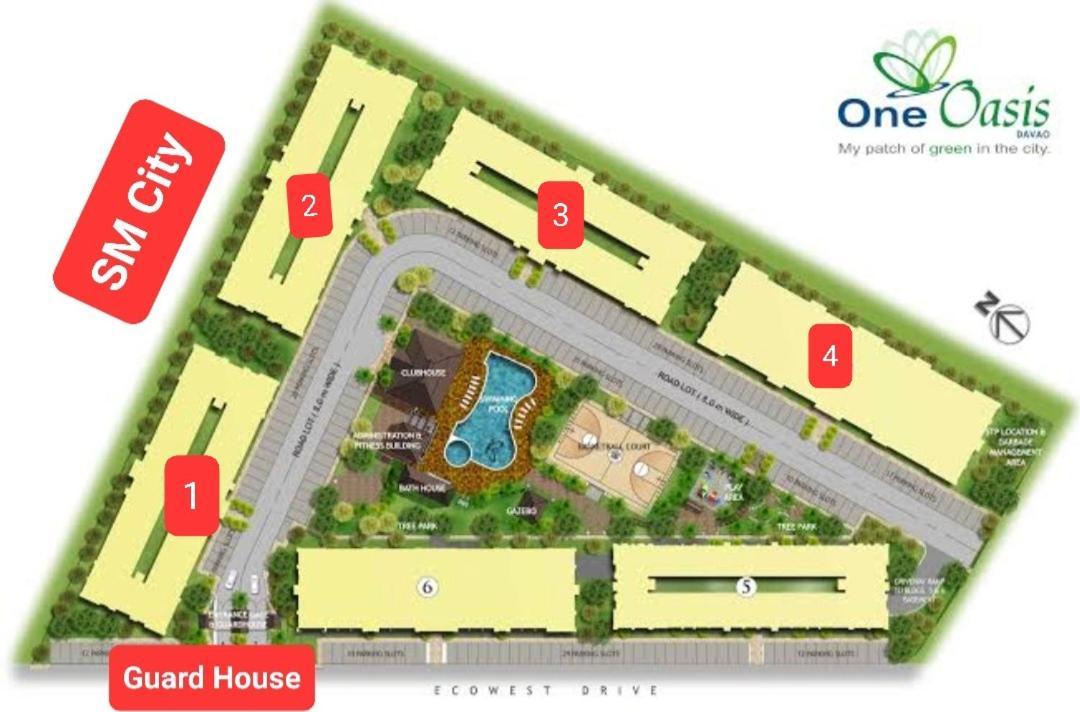 Ri'S One Oasis W Free Pool Back Of Sm City Mall Davao Exterior photo